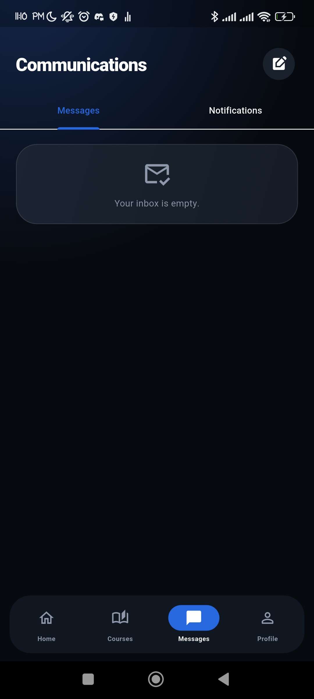 Messages and notifications in Arcona OS mobile